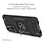 Custodia Silicone e Plastica Opaca Cover con Magnetico Anello Supporto MQ1 per Xiaomi Mi 11i 5G (2022)