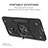 Custodia Silicone e Plastica Opaca Cover con Magnetico Anello Supporto MQ1 per Xiaomi Mi 11T 5G