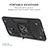 Custodia Silicone e Plastica Opaca Cover con Magnetico Anello Supporto MQ1 per Xiaomi Mi 11T Pro 5G