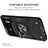 Custodia Silicone e Plastica Opaca Cover con Magnetico Anello Supporto MQ1 per Xiaomi Poco M4 5G