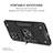Custodia Silicone e Plastica Opaca Cover con Magnetico Anello Supporto MQ1 per Xiaomi Poco M4 Pro 5G