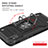 Custodia Silicone e Plastica Opaca Cover con Magnetico Anello Supporto MQ1 per Xiaomi Redmi 9AT