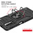 Custodia Silicone e Plastica Opaca Cover con Magnetico Anello Supporto MQ1 per Xiaomi Redmi 9T 4G