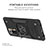 Custodia Silicone e Plastica Opaca Cover con Magnetico Anello Supporto MQ1 per Xiaomi Redmi Note 10 Pro 4G