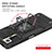 Custodia Silicone e Plastica Opaca Cover con Magnetico Anello Supporto MQ1 per Xiaomi Redmi Note 10 Pro Max