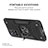 Custodia Silicone e Plastica Opaca Cover con Magnetico Anello Supporto MQ1 per Xiaomi Redmi Note 11 5G