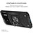 Custodia Silicone e Plastica Opaca Cover con Magnetico Anello Supporto MQ1 per Xiaomi Redmi Note 11R 5G