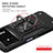 Custodia Silicone e Plastica Opaca Cover con Magnetico Anello Supporto MQ1 per Xiaomi Redmi Note 11R 5G