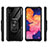 Custodia Silicone e Plastica Opaca Cover con Magnetico Anello Supporto MQ2 per Samsung Galaxy A10e