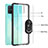 Custodia Silicone e Plastica Opaca Cover con Magnetico Anello Supporto MQ2 per Samsung Galaxy A71 4G A715
