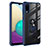 Custodia Silicone e Plastica Opaca Cover con Magnetico Anello Supporto MQ2 per Samsung Galaxy M02 Blu