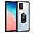 Custodia Silicone e Plastica Opaca Cover con Magnetico Anello Supporto MQ2 per Samsung Galaxy S10 Lite