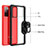 Custodia Silicone e Plastica Opaca Cover con Magnetico Anello Supporto MQ2 per Samsung Galaxy S20 FE 4G