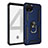 Custodia Silicone e Plastica Opaca Cover con Magnetico Anello Supporto MQ3 per Google Pixel 4