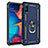 Custodia Silicone e Plastica Opaca Cover con Magnetico Anello Supporto MQ3 per Samsung Galaxy A10e