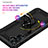 Custodia Silicone e Plastica Opaca Cover con Magnetico Anello Supporto MQ3 per Samsung Galaxy A13 5G