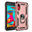 Custodia Silicone e Plastica Opaca Cover con Magnetico Anello Supporto MQ3 per Samsung Galaxy A2 Core A260F A260G