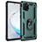 Custodia Silicone e Plastica Opaca Cover con Magnetico Anello Supporto MQ3 per Samsung Galaxy Note 10 Lite
