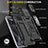 Custodia Silicone e Plastica Opaca Cover con Magnetico Anello Supporto MQ4 per Xiaomi Poco X4 Pro 5G