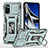 Custodia Silicone e Plastica Opaca Cover con Magnetico Anello Supporto MQ4 per Xiaomi Poco X4 Pro 5G