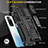 Custodia Silicone e Plastica Opaca Cover con Magnetico Anello Supporto MQ4 per Xiaomi Redmi 10 (2022)