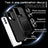 Custodia Silicone e Plastica Opaca Cover con Magnetico Anello Supporto MQ6 per Motorola Moto G Power (2022)