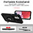 Custodia Silicone e Plastica Opaca Cover con Magnetico Anello Supporto MQ6 per Samsung Galaxy A13 4G