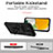 Custodia Silicone e Plastica Opaca Cover con Magnetico Anello Supporto MQ6 per Samsung Galaxy A13 5G