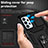Custodia Silicone e Plastica Opaca Cover con Magnetico Anello Supporto MQ6 per Samsung Galaxy A23 4G