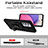 Custodia Silicone e Plastica Opaca Cover con Magnetico Anello Supporto MQ6 per Samsung Galaxy A33 5G