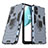 Custodia Silicone e Plastica Opaca Cover con Magnetico Anello Supporto per OnePlus Nord N10 5G