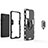 Custodia Silicone e Plastica Opaca Cover con Magnetico Anello Supporto per Samsung Galaxy A15 4G