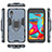 Custodia Silicone e Plastica Opaca Cover con Magnetico Anello Supporto per Samsung Galaxy A2 Core A260F A260G