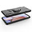 Custodia Silicone e Plastica Opaca Cover con Magnetico Anello Supporto per Samsung Galaxy M01s