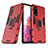 Custodia Silicone e Plastica Opaca Cover con Magnetico Anello Supporto per Samsung Galaxy S20 FE 4G