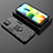 Custodia Silicone e Plastica Opaca Cover con Magnetico Anello Supporto per Xiaomi Poco C50