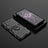 Custodia Silicone e Plastica Opaca Cover con Magnetico Anello Supporto per Xiaomi Poco F3 GT 5G