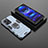 Custodia Silicone e Plastica Opaca Cover con Magnetico Anello Supporto per Xiaomi Redmi Note 12 Explorer Blu
