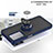 Custodia Silicone e Plastica Opaca Cover con Magnetico Anello Supporto QW2 per Oppo K10 5G India