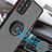 Custodia Silicone e Plastica Opaca Cover con Magnetico Anello Supporto QW2 per Samsung Galaxy A13 5G