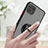 Custodia Silicone e Plastica Opaca Cover con Magnetico Anello Supporto QW2 per Samsung Galaxy A22s 5G