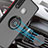 Custodia Silicone e Plastica Opaca Cover con Magnetico Anello Supporto QW2 per Samsung Galaxy A70E