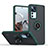 Custodia Silicone e Plastica Opaca Cover con Magnetico Anello Supporto QW2 per Xiaomi Mi 12T Pro 5G Verde Notte