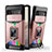 Custodia Silicone e Plastica Opaca Cover con Magnetico Anello Supporto QW3 per Google Pixel 6 Pro 5G Oro Rosa