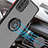 Custodia Silicone e Plastica Opaca Cover con Magnetico Anello Supporto QW3 per Samsung Galaxy A02s