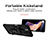 Custodia Silicone e Plastica Opaca Cover con Magnetico Anello Supporto QW3 per Xiaomi Poco X4 NFC