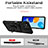 Custodia Silicone e Plastica Opaca Cover con Magnetico Anello Supporto QW3 per Xiaomi Redmi Note 11 4G (2022)