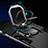 Custodia Silicone e Plastica Opaca Cover con Magnetico Anello Supporto R01 per Samsung Galaxy A12 5G