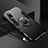 Custodia Silicone e Plastica Opaca Cover con Magnetico Anello Supporto R02 per Xiaomi Mi 11i 5G (2022)