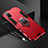 Custodia Silicone e Plastica Opaca Cover con Magnetico Anello Supporto R02 per Xiaomi Poco M4 Pro 5G